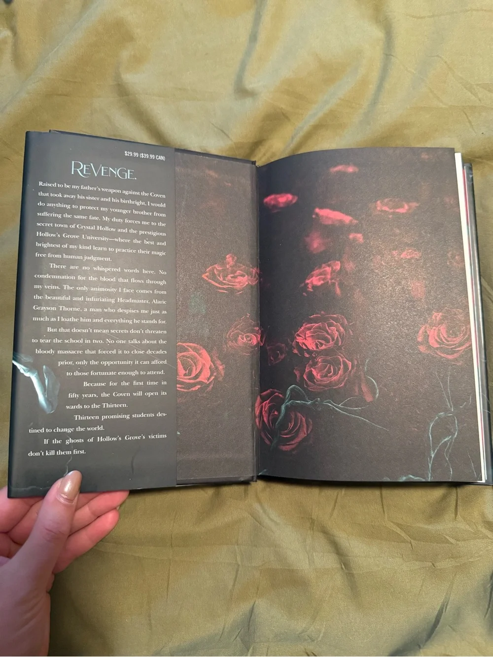 The Coven Hardcover Book - Black with Red Accents